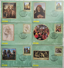 Italia 2023 Made in Italy,Tesori,Leonardo da Vinci,Botticelli,Dipinto 6 MC