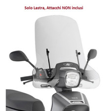 KAPPA Parabrezza senza Attacchi 47 X 72 Cm Per Askoll NGS3 2020-2023