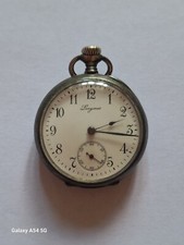 Orologio Da Tasca (Monachina) Longines Calibro 12.91. 5 Grand Prix. Argento