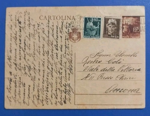 1947 intero postale