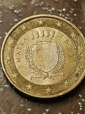 moneta rara 10 centesimi Malta