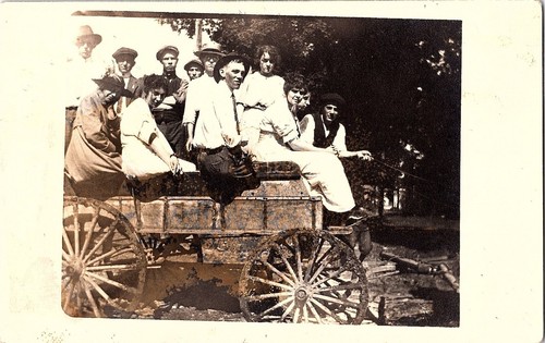 Rppc cartolina gruppo - rppc,