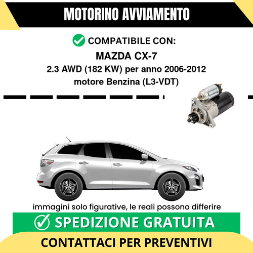 Motorino avviamento mazda - avviamento,