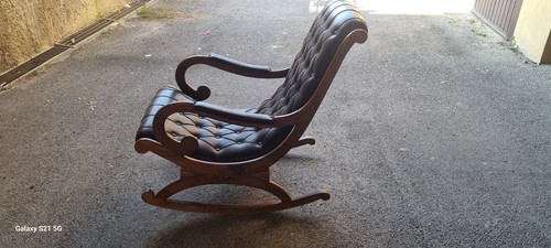 Sedia dondolo legno - sedia, in