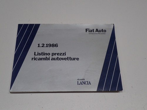 Fiat listino prezzi ricambi - prezzi,