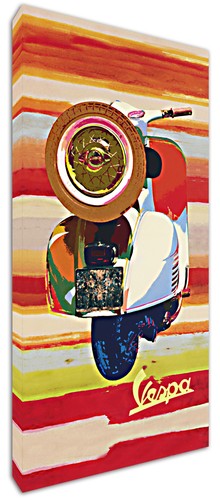 Quadro moderno vespa vacanze - moderno,