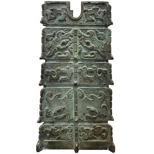 Antico cinese bronzo - cinese, lampada