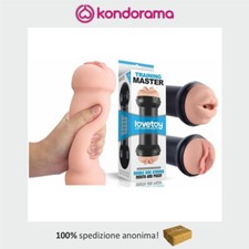Lovetoy masturbatore uomo bocca per pompino realistico e vagina finta realistica