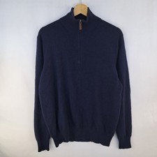 Maglione Polo Ralph Lauren in puro cashmere colore blu taglia L da uomo