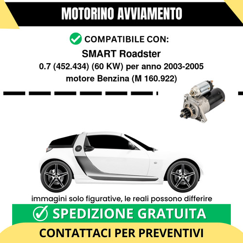 Motorino avviamento smart - motorino,