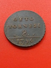 REGNO DI NAPOLI 8 TORNESI 1796