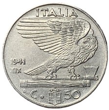 50 CENTESIMI 1941 IXI -