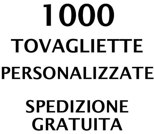 1000 tovagliette - 1000,