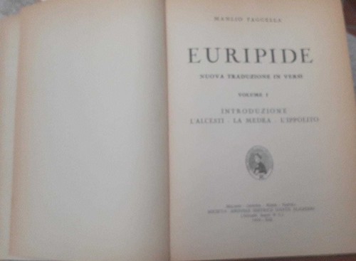 Euripide volume 1 - euripide,