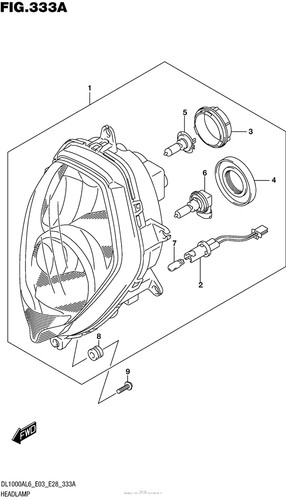 Faro proiettore 650 - proiettore, dl