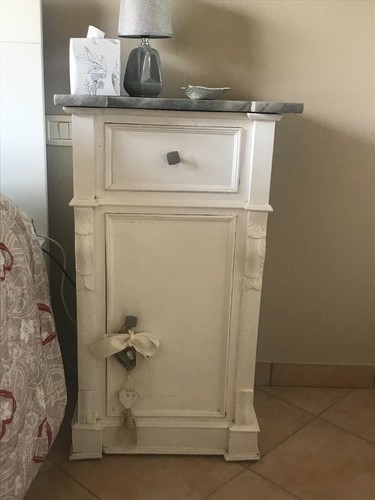 Coppia comodini comò shabby - e,
