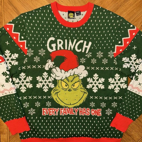 The grinch ugly christmas knit - the,