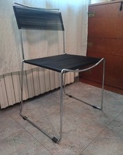 Coppia Di 2 Sedie Spaghetti disegnate da Giandomenico Belotti per Alias nel 1979