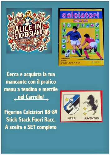 Panini calciatori 1988/89