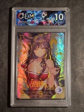 AHRI - LEAGUE OF LEGENDS - LOL - GRADED CARD 10 - NO PSA BGS - NS-2M02-036 - SSR