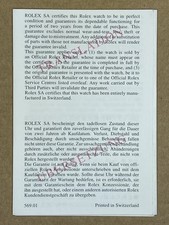 ROLEX Translation Paper WHITE