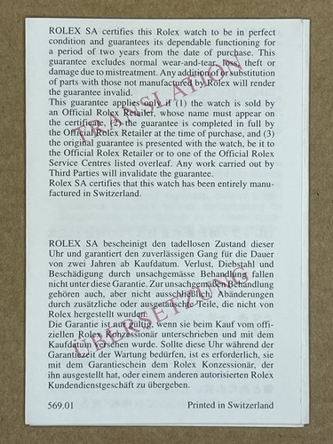 Rolex translation paper - translation,