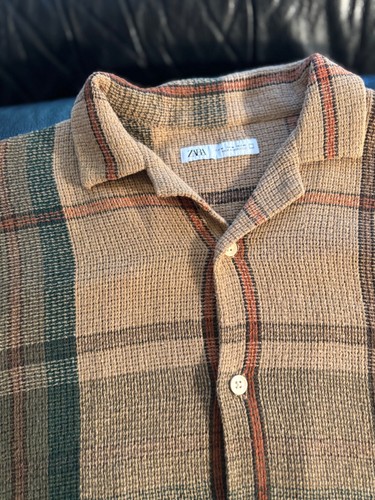 Zara cotone pesante marrone
