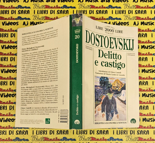 Book libro delitto castigo - book,