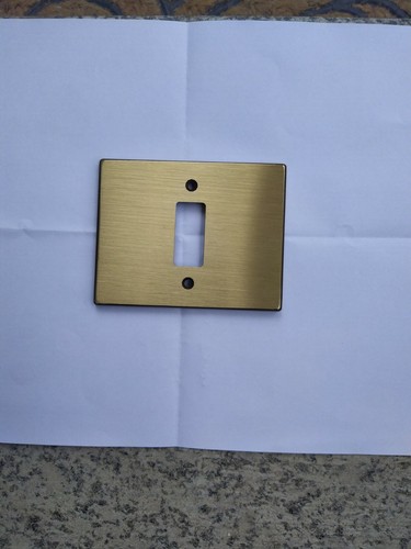 Placca ottone 10x7 con 1 - in,