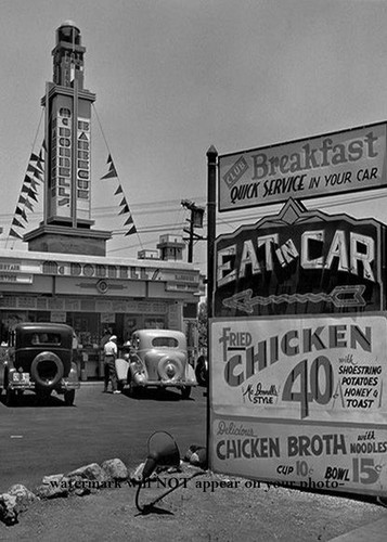 Vintage mcdonnell drive - mcdonnell's, drive-in