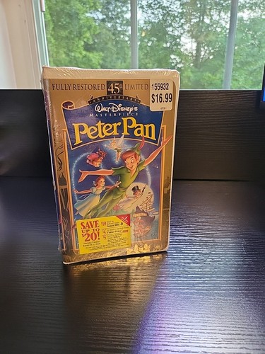 Peter pan vhs 1998 - peter, 45th