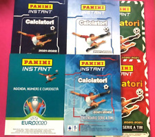 PANINI ADRENALYN ISTANT LOTTO 6 LIBRETTI CALENDARIO CALCIATORI 2021 2022 - EURO