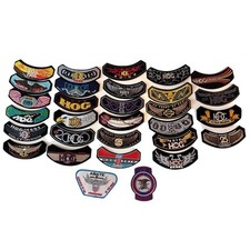 Lotto 30 toppe vintage HOG