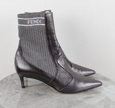 Stivaletti donna Fendi grigi