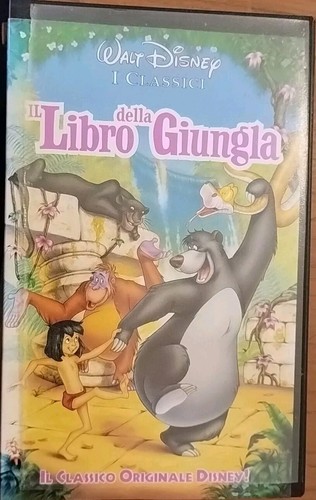Vhs libro della giungla i - libro,