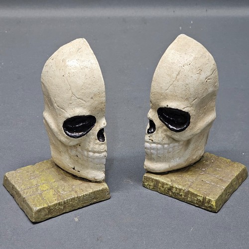 Set buchstützen totenkopf - 2,