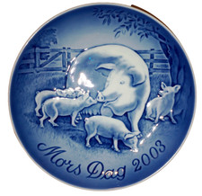 PIATTO DA COLLEZIONE IN PORCELLANA DANESE Mother's Day MAMMA 2003 VINTAGE