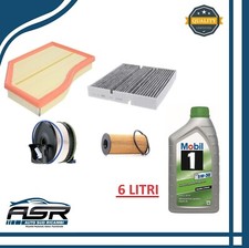 KIT TAGLIANDO + 6LT OLIO MOBIL 5W30 MERCEDES CLA 118 CLASSE A W177 CLASSE B W247