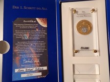 Erste Weltraum Inlay-Prägung