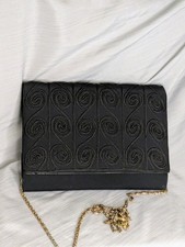 Borsa da sera nera Rebecca