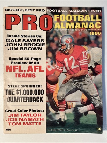 1966 pro football almanac - 1966,