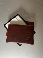 portafoglio porta carte di credito in pelle NUOVO