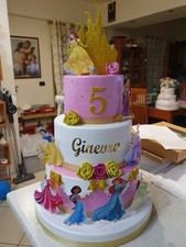 Torta finta Principesse Disney