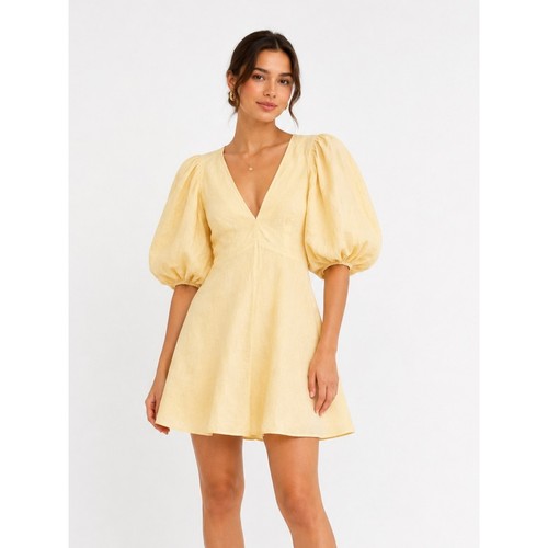 Zimmermann mini abito lino - mini,