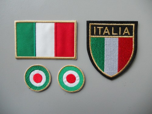 Patch italia scudetto bandiere - italia,