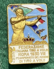 Spilla Campionati Del Mondo Tiro Al Volo 1930 CONI