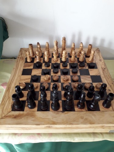 Scacchiera tavolo legno - tavolo,