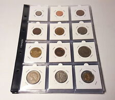 SAFE 1 FOGLIO PER MONETE IN OBLO CORNICI PER L'ALBUM RACCOGLITORE SAFE OFFERTA