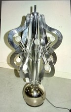 Lampada da terra scultura in