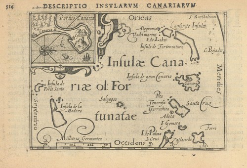 Insulae canarie fortunatae - canarie, ol: